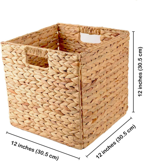 Water Hyacinth Foldable Basket