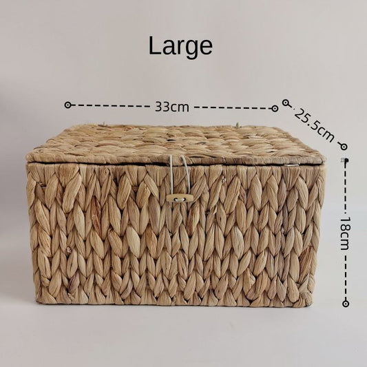 Water Hyacinth Storage Box with Lid
