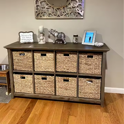 Water Hyacinth Foldable Basket