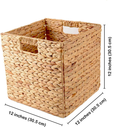 Water Hyacinth Foldable Basket
