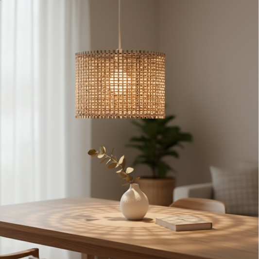 The Serene Weave Pendant Lampshade