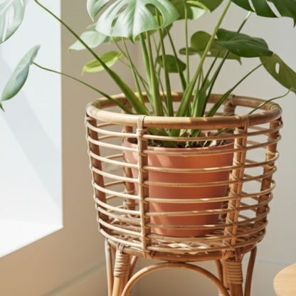 Tall Cane Planter Stand